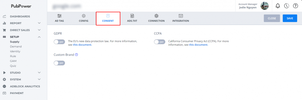 pubpower consent compliance
