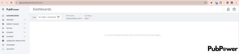 PubPower White Label platform offers an intuitive user interface